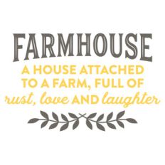 farmhouse rust love and laughter