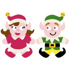 mr and mrs christmas elf