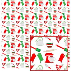 christmas baking pattern