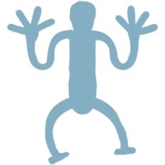 native american petroglyph man