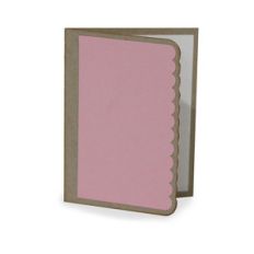 flexi vertical album - scallop card page
