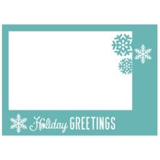 holiday greetings photocard