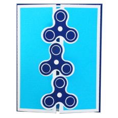 fidget spinner card