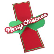 twist pop-up merry christmas card
