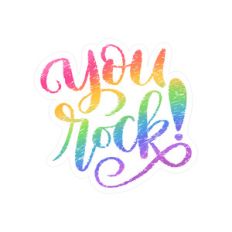 rainbow-style you rock!