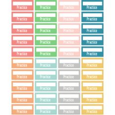 practice planner stickers
