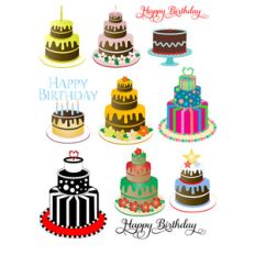 lots of cakes planner stickers