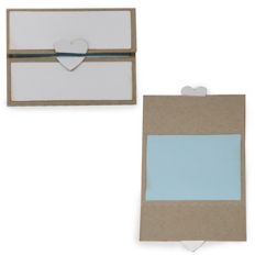 flexi horizontal album - heart open page