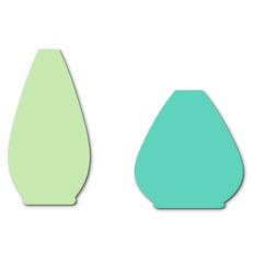 2 vases