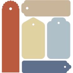 5 piece gift tag set