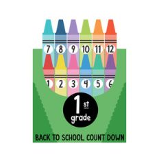 back to school count down