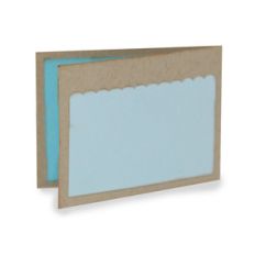 flexi horizontal album - fold open scallop page