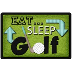 eat sleep golf title