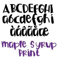 pn maple syrup print