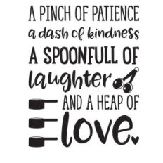 pinch of patience heap of love