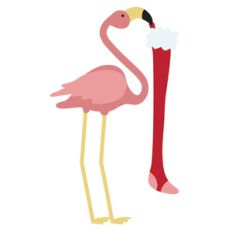 long stockings flamingo