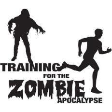 training for the zombie apocalypse - man