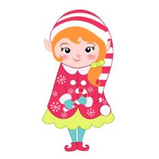 christmas elf girl