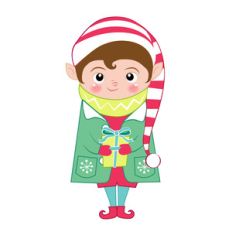 christmas elf boy