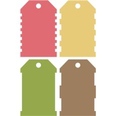 4 ribbon cards