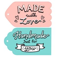 gift tags - made with love