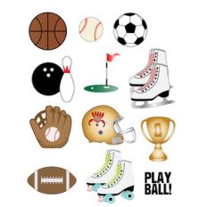 sports planner stickers