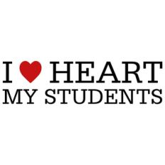 i heart my students quote