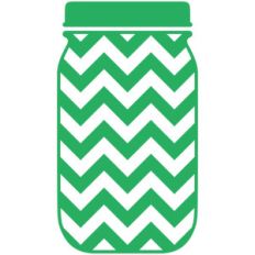 mason jar chevron