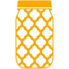mason jar quatrefoil