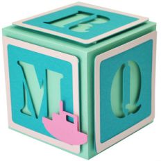 baby block m-r monograms