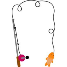 fishing pole - happy camper
