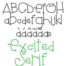 ld excited serif