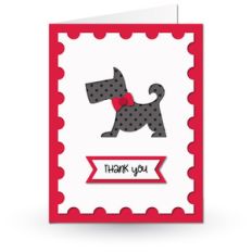 a2 cutout card scottie dog