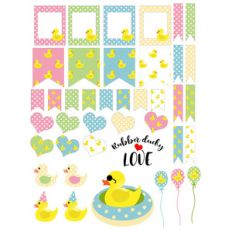 rubber ducky planner stickers