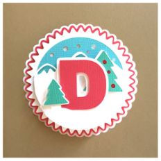 letter d card