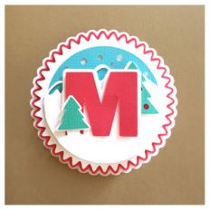 letter m card