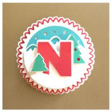 letter n card