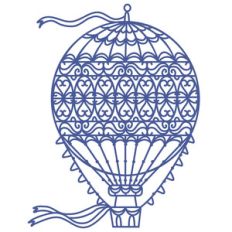 vintage hot air balloon