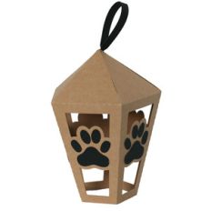 paw print lantern