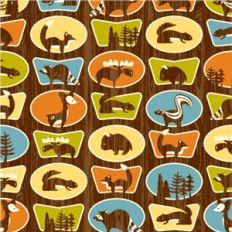 animal camping pattern