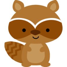 racoon - happy camper