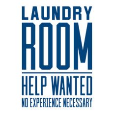 laundry room help wanted