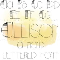 allison font