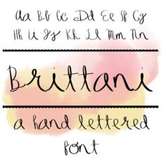 brittani font