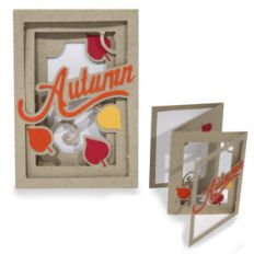 autumn accordion card