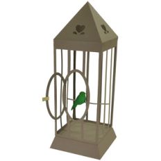 3d tall birdcage