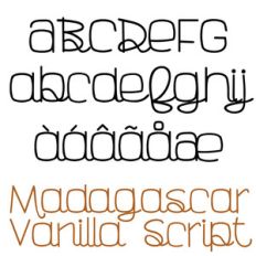 pn madagascar vanilla script