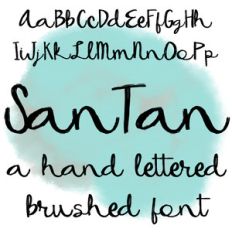 san tan font