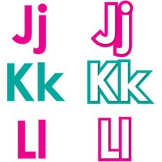 school letters - jkl
