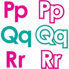 school letters - pqr